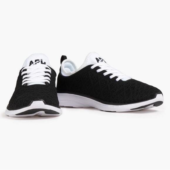 NWT APL Phantom Running Shoes Athletic Propulsion Labs Sneakers Black / White - Picture 13 of 16